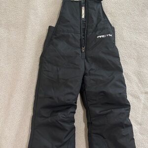 Kids Black Snow Bib Overalls